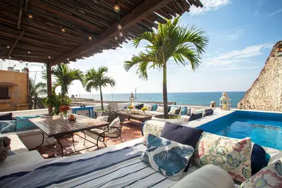 Image de magnifique maison à Cartagena vues spectaculaires sur l'océan et les couchers de soleil