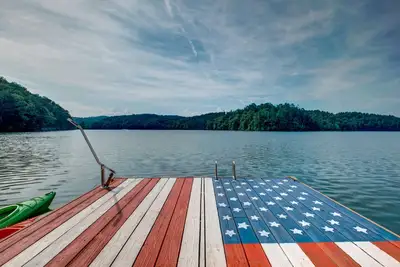 Image de Lakefront Dock Holiday - Hiwassee Accueil Lakefront avec activités Resort!