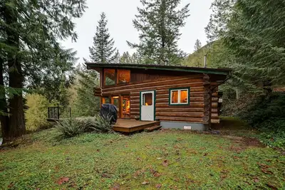 Image de Cabin # 97 - \"Pomme de pin 'Log Cabin au bord du lac qui est Pet-Friendly!