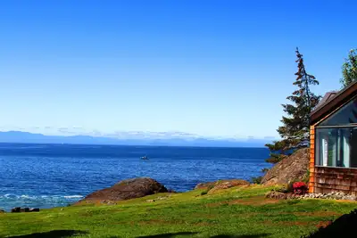 Image de Cottage de luxe sur Superbe Oceanfront Superficie avec plus de 1000 pieds de côte