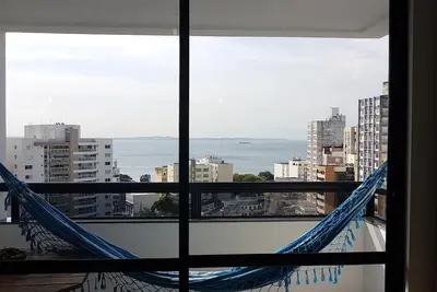 Image de Qs avec vue sur la mer à Porto da Barra à Salvador
