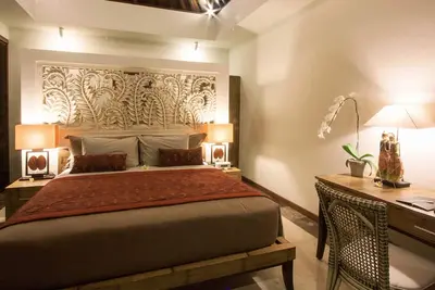Image de Villa 2 chambres avec piscine sur la plage de Purnama