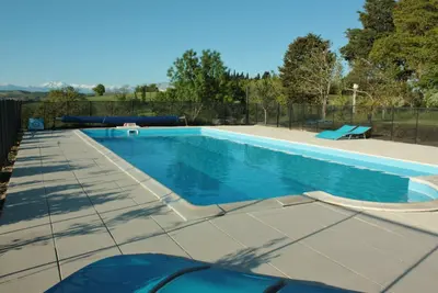 Image de Pech Belo, climatisé avec piscine, vue Pyrénées, 3 épis GdF