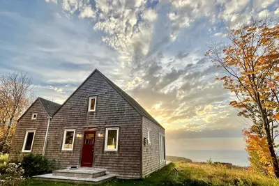 Image de Superbe chalet avec des vues spectaculaires sur l'océan