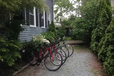 Image de Grande victorienne sur le point avec un beau jardin