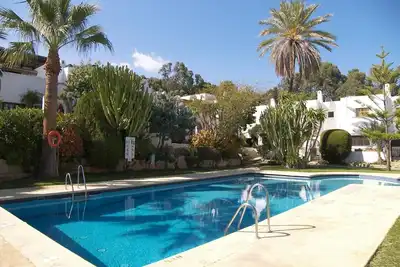 Image de 3 chambres personnes cibles duplex, Mojacar, Andalucia, Espagne. Face à la plage.