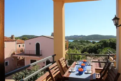 Image de Studio apartment with sea view terrace and garden with barbecue