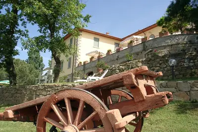 Image de Vue imprenable sur les collines de la Toscane entre Florence et Sienne Arezzo