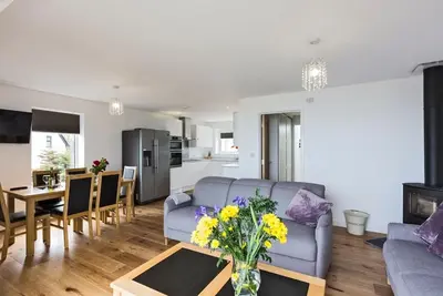 Image de Superbe maison de 3 chambres à St Ives, 6 couchages, avec vue sur la mer, parking et wifi