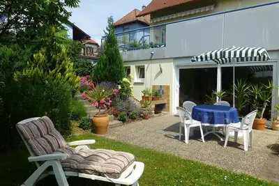 Image de De plain pied dans un grand jardin