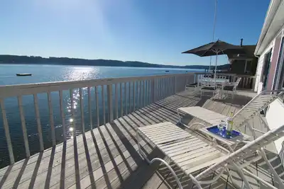 Image de Tide's End Beach House - Sur L'Eau - Rive nord du canal Hood