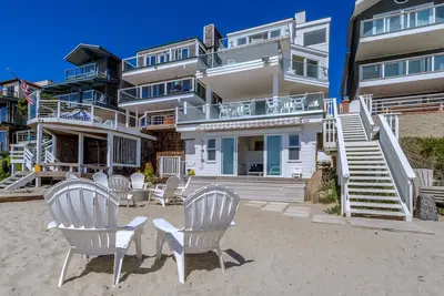 Image de Luxe 5 étoiles Maison unifamiliale sur la plage 6Bd / 4. 5Ba 17 personnes