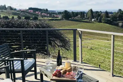 Image de Pays viticole avec vue