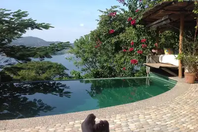 Image de Calme, Isolé Get Away, panoramique sur la baie et la plage