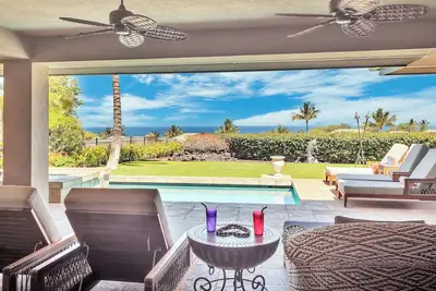 Image de Villa vue mer / coucher de soleil, piscine / jacuzzi Pvt, adhésion 2019 au platine Mauna Kea