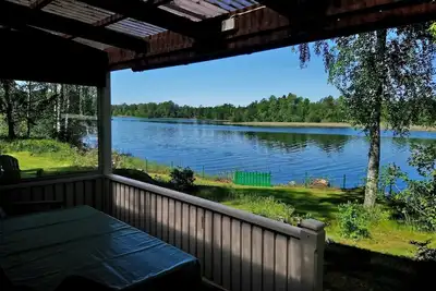 Image de Localisation directe du lac près de Vimmerby, bateau, sauna, sans cheminée: 7-14 ans. 9;. à partir de 12. 10. 19
