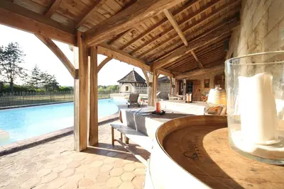 Image de Perigord, 8km Bergerac-Magnifique Gîte de Charme ds Bâtisses18ème-Parc/Pisc Priv