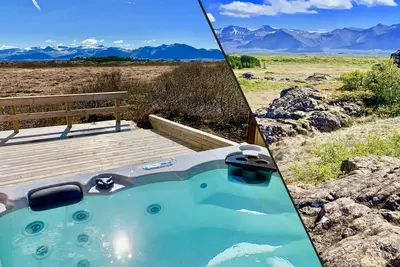 Image de Deux maisons de luxe pour 16 invités avec HotTubs près du glacier Snæfellsjökull