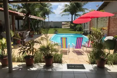 Image de Maison à Serrambi, avec piscine, barbecue et à moins de 30 mètres de la plage