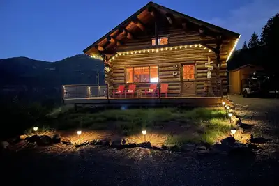 Image de Mountainside Log Home Altitude 8000 pi. . . Paisible avec vue Incroyable