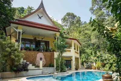 Image de jardin tropical villa sawadee