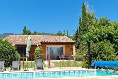 Image de Maison 6 P. climatisée située 1, 5 km de Bédoin - Piscine privée/chauffée -. Wifi