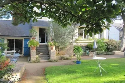 Image de Villa balnéaire, à 100 m de la plage, grand jardin, classée 3 étoiles