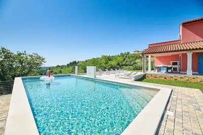 Image de Villa Cali - surplombant la vallée de Mirna et Motovun