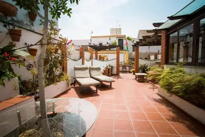 Image de Maison andalouse avec terrasse à couper le souffle