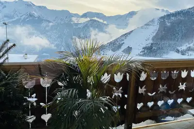 Superbe Appartement 58m2 Plein Sud Type Chalet  2 Chambres 5 Pers Proche Pistes