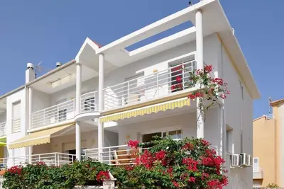 Image de Maison sur la plage d'Oliva, près du golf, climatisée, piscine com. et WiFi