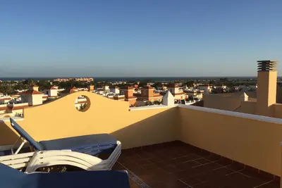 Image de Superbe appartement de luxe, terrasse sur le toit, vue sur la mer, sur Campo De Golf, Caleta