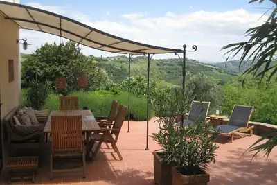 Image de 'Casapietra Assolata' - Rustico dans un lieu fantastique avec piscine