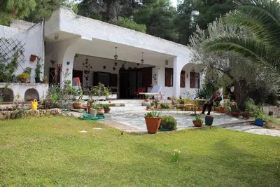 Image de Cottage dans un endroit calme près de la plage, jardin, terrasse | Corinthie, Pelo