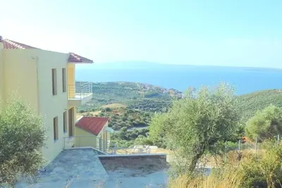 Image de Loue appartement B ESTen Grèce Halkidiki Pyrgadikia vue exceptionnelle sur mer