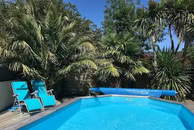 Villa du marin, moderne, lumineuse entre Concarneau et Pont Aven Piscine chauffée