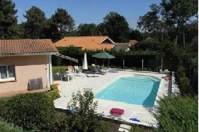 Image de Lacanau-Océan:Villa, piscine chauffée  du 23 mai-27 septembre, 8 pers. max.