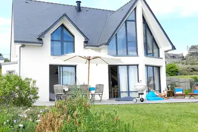 Image de Villa**** \"Les Dunes de Bremoder\" plage 3mn Ă pied, Vue mer