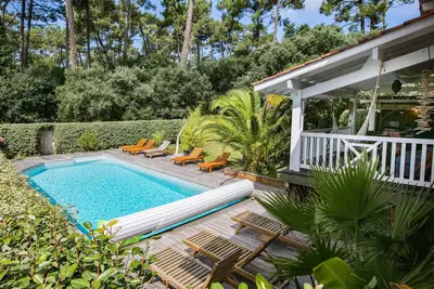 Image de Capbreton  Hossegor villa au calme piscine 10mx5m