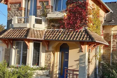 Image de maison de caractère 5 pers. 3 chambres jardin plein sud à 5 mn de la plage