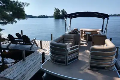 Image de Adorable cabine rénovée sur le lac Manitowish - Vues incroyables!