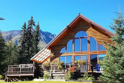 Image de Vue impressionnante privée avec bain à remous, Wi-Fi, cellulaire - Alaska: dès la sortie des fenêtres
