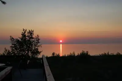 Image de Juin Rabais! Belle Lake Michigan Beachfront Cottage