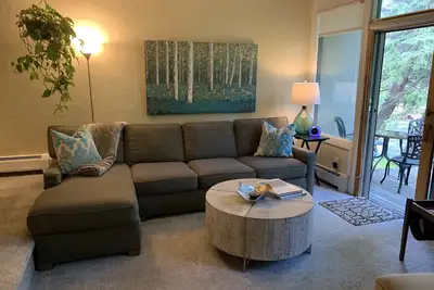 Image de Creekside Gem dans un cadre magnifique boisé. Bus Vail gratuit, bain à remous, W / D, WiFi ++