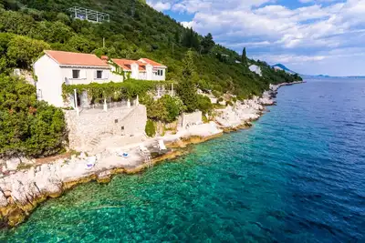 Image de Maison de vacances méditerranéenne près de Dubrovnik avec accès direct à la mer