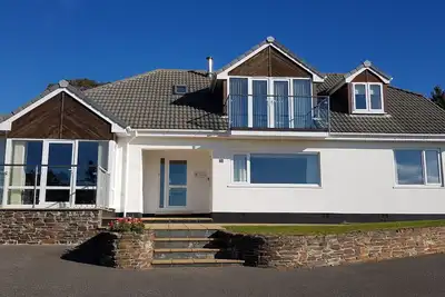 Maison de vacances à Carlyon Bay, position de front de mer au-dessus de Charlestown.