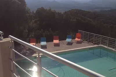 Image de Villa Avec Piscine Proche St Florent Vue Panoramique Montagne Mer Villages
