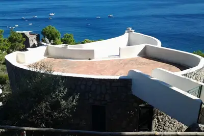 Image de la chiocciola nerano villa panoramique avec vue sur la mer