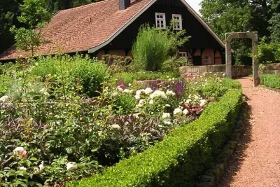 Image de Spacious half-timbered house with garden in quiet position close to the forrest