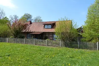 Image de Belle maison à colombages avec espace pour 5 personnes en bordure d'un village Rundling